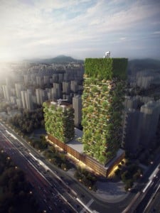 Nanjing Vertical Forest. El primer bosque vertical de China.